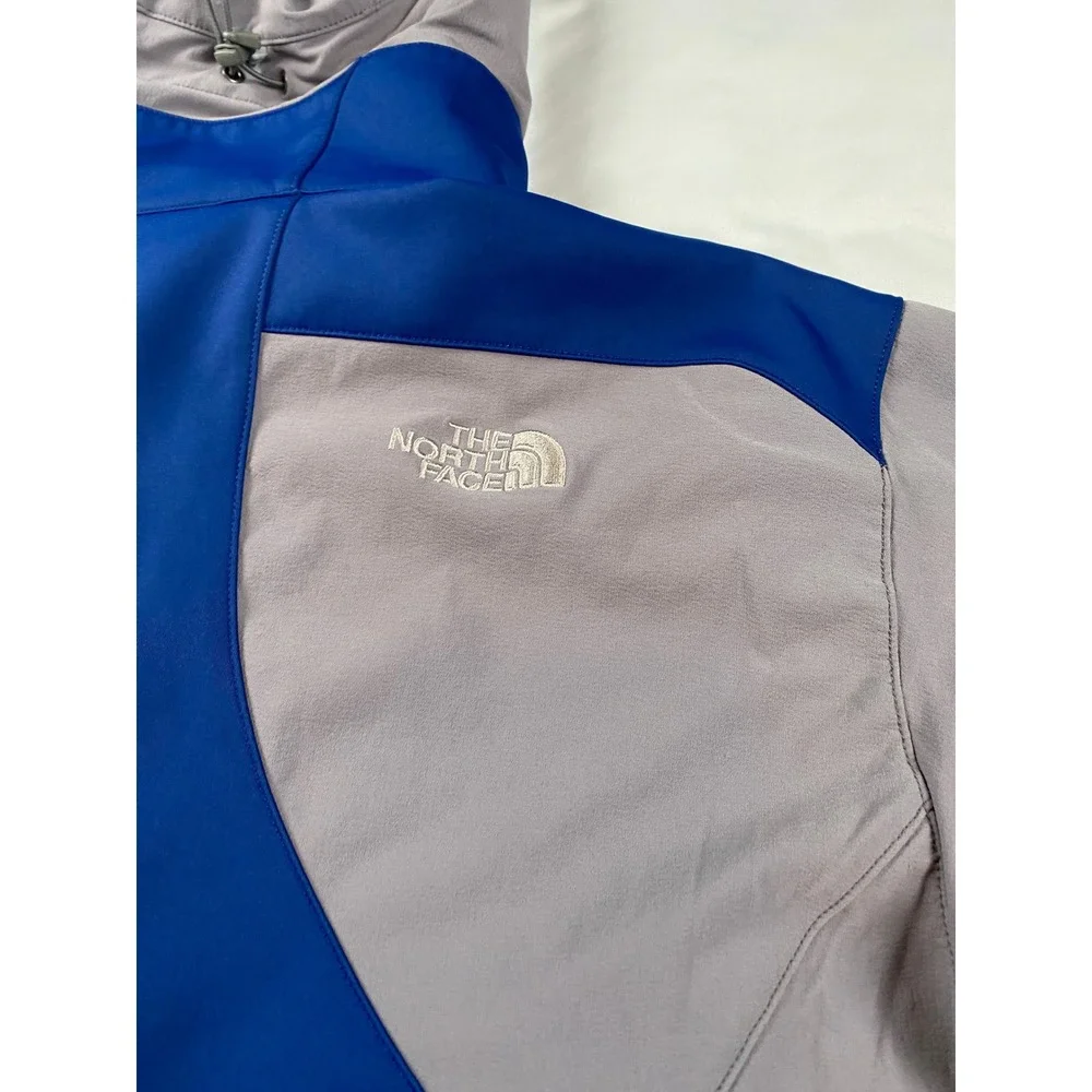 The North Face Flight Series Windstopper Jacket Mens XL Blue Grey Excellent Hood